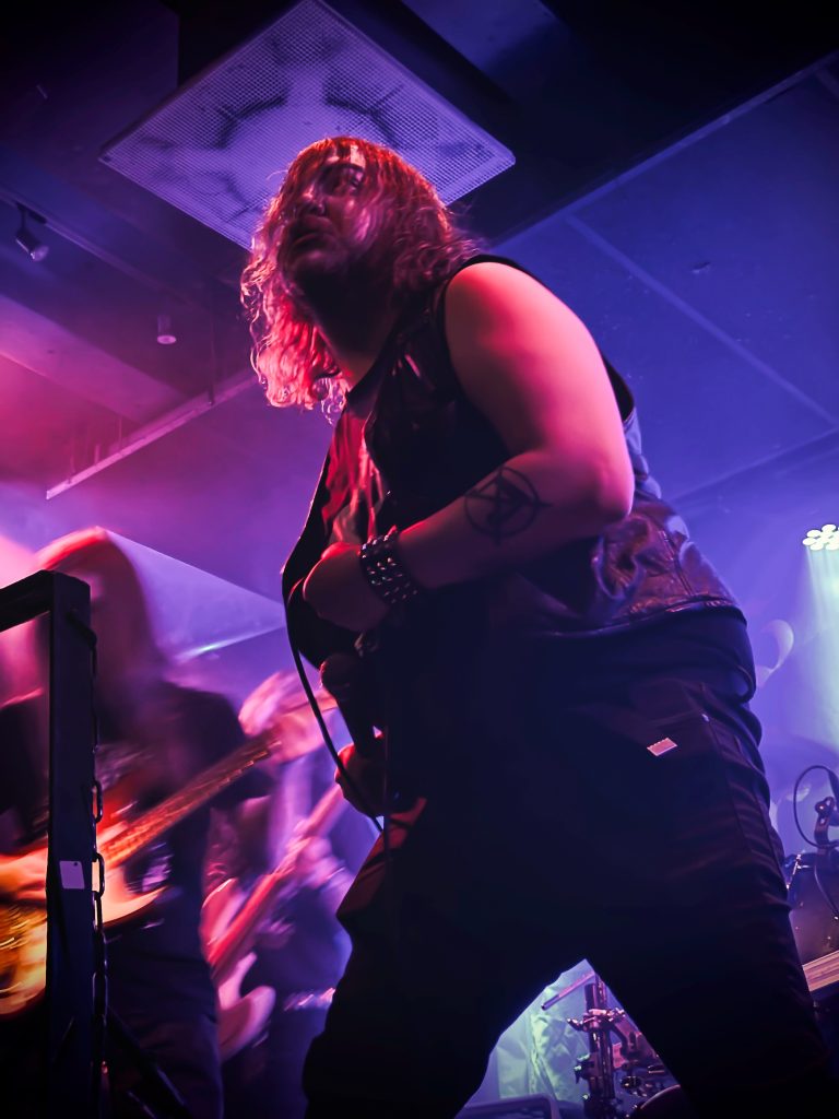 Band performing on stage.